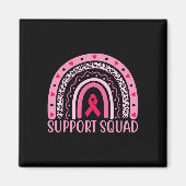 Krebsunterstützung Kämpfer Brustkrebs Magnet (Vorne)