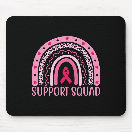 Krebsunterstützung Kämpfer Brustkrebs Mousepad (Vorne)
