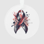 Krebsunterstützung Ornament (Rückseite)