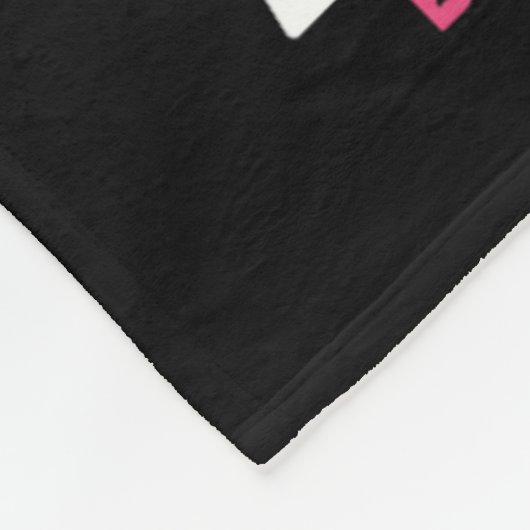 Krebsunterstützung Pink Familienbrustkrebs-Bewusst Fleecedecke (Ecke)