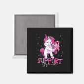 Krebsunterstützung Squad Shirt Brustkrebs Bewussts Magnet (Vorderseite/Rückseite)