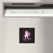 Krebsunterstützung Squad Shirt Brustkrebs Bewussts Magnet (In Situ (Geschirrspüler))