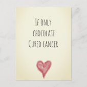 Krebsunterstützung und -förderung postkarte (Vorderseite)