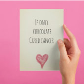 Krebsunterstützung und -förderung postkarte