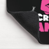 Krebsvorsorge für Crush Cancer Boxing Pink Ribbon  Mousepad (Ecke)