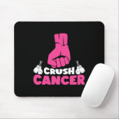 Krebsvorsorge für Crush Cancer Boxing Pink Ribbon  Mousepad (Mit Mouse)