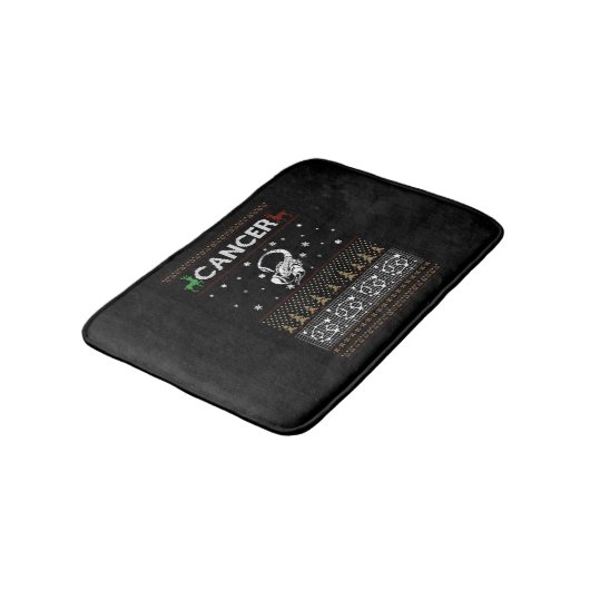 Krebsweihnachtscreme Badematte (Schrägansicht)