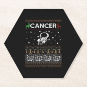 Krebsweihnachtscreme Untersetzer (Vorderseite)