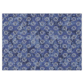 Krebszeichen auf Navy Blue Digital Camouflage Tischdecke (Vorderseite (Horizontal))