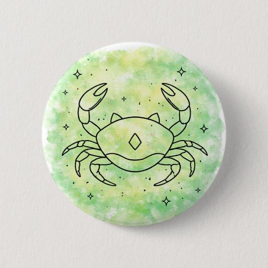 Krebszeichen Button (Vorderseite)