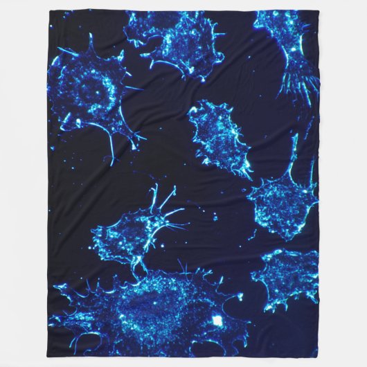 KREBSZELLEN FLEECEDECKE (Vorderseite)