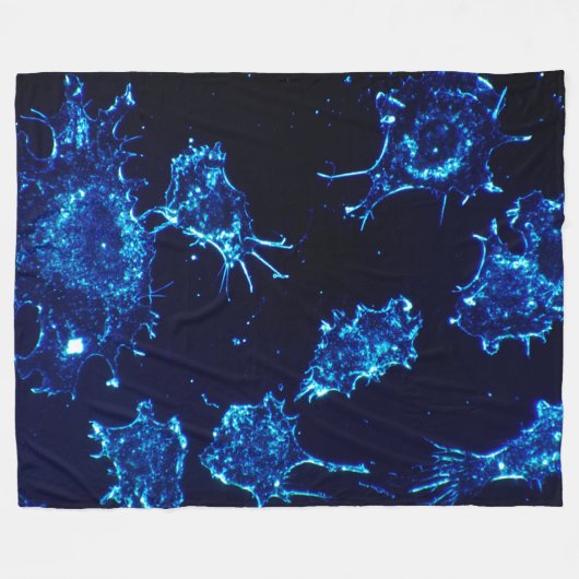 KREBSZELLEN FLEECEDECKE (Vorderseite (Horizontal))