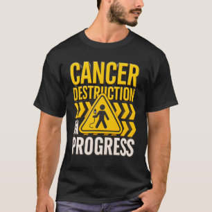 Krebszerstörung im laufenden Kampf gegen das schwe T-Shirt