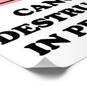 Krebszerstörung im laufenden Poster (Ecke)