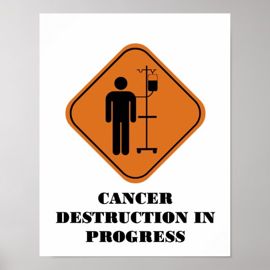 Krebszerstörung im Progress-Poster Poster (Vorne)