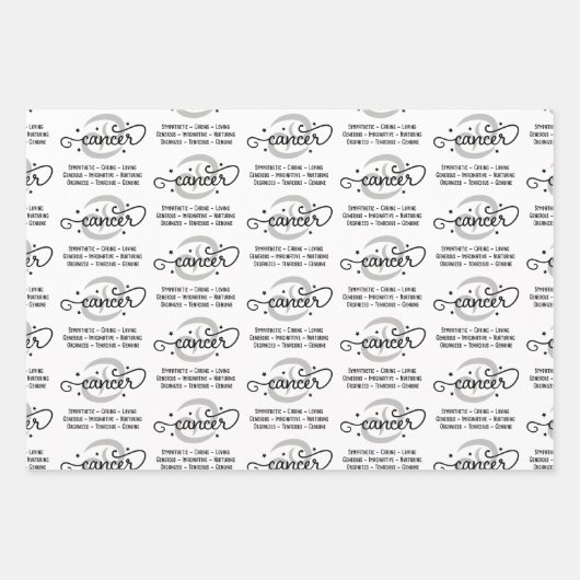 Krebszodiac-Traktorenumhüllungsblätter Geschenkpapier Set (Vorderseite 3)