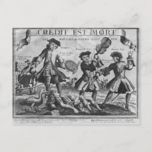 Kredit ist tot, die faulen Schuldner haben ihn umg Postkarte