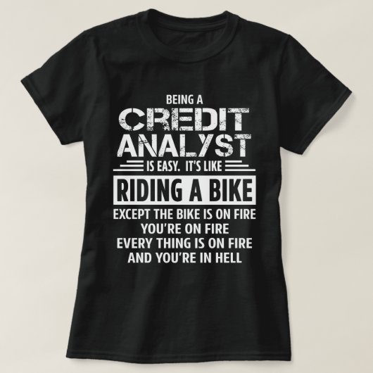 Kreditanalytiker T-Shirt (Design vorne)