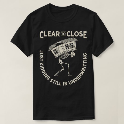 Kreditberater gibt Hypothekenmakler T-Shirt (Design vorne)