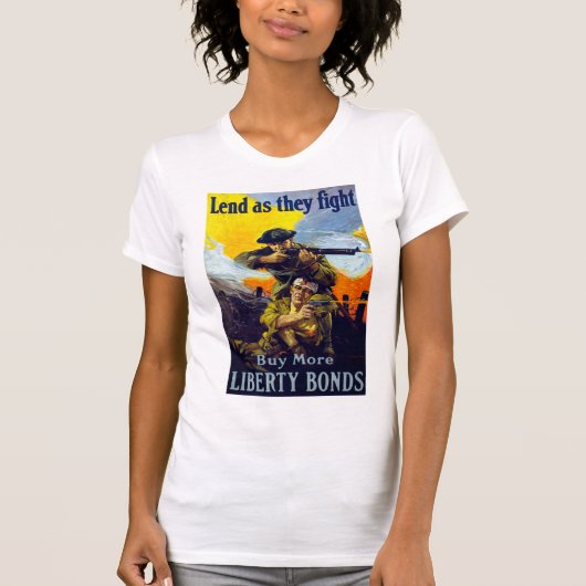 Kredite als Kampf T-Shirt (Vorderseite)