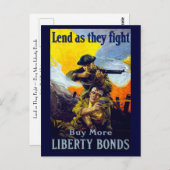 Kredite, während sie kämpfen ~ Kaufen Sie mehr Fre Postkarte (Vorne/Hinten)