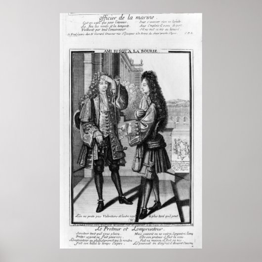 Kreditgeber und Kreditnehmer Poster (Vorne)