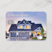 Kreditkarte für Echtzeit-Anwesen-Agent Visitenkarte (Vorderseite)