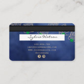 Kreditkarte Geldautomat Visitenkarte (Rückseite)