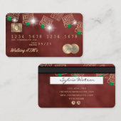 Kreditkarte Geldautomat Visitenkarte (Vorne/Hinten)