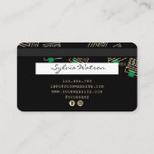 Kreditkarte Geldautomat Visitenkarte (Rückseite)