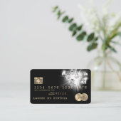 Kreditkarte Gold Diamonds Visitenkarte (Stehend Vorderseite)