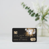 Kreditkarte Gold Diamonds Visitenkarte (Stehend Vorderseite)