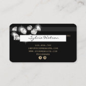 Kreditkarte Gold Diamonds Visitenkarte (Rückseite)