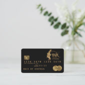 Kreditkarte Gold Hair Stylist gestylt Visitenkarte (Stehend Vorderseite)