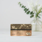 Kreditkarte Gold und Schwarz Visitenkarte (Stehend Vorderseite)