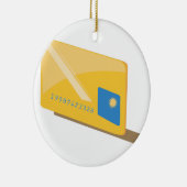 Kreditkarte Keramik Ornament (Rechts)
