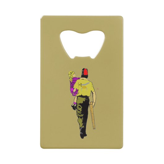 Kreditkarte Kreditkarten Flaschenöffner (Vorderseite)