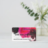 Kreditkarte | Künstlerisch farbenfrohe Paint Strok Visitenkarte (Stehend Vorderseite)