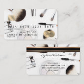 Kreditkarte Makeup Künstler Visitenkarte (Vorne/Hinten)