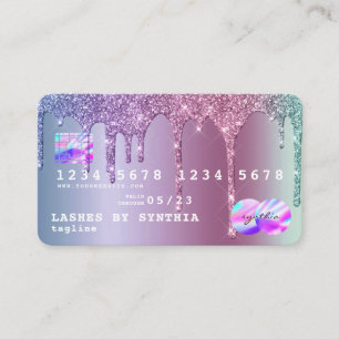 Kreditkarte Rose Gold Driving Gold Meraid Visitenkarte