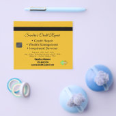 Kreditkarte Schwarz und Gold Flyer (Einzeln)