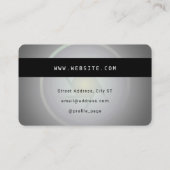 Kreditkarte sieht inspirierten Foto-Service aus Visitenkarte (Rückseite)