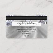 Kreditkarte Silver Diamond Visitenkarte (Rückseite)