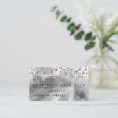 Kreditkarte Silver Diamond Visitenkarte (Stehend Vorderseite)