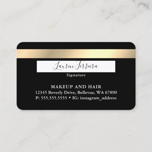 Kreditkarte Stil rosa Tropfen Visitenkarte (Rückseite)