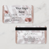 Kreditkarte Stilvoll Hinzufügen Ihrer Logo-Rose Go Visitenkarte (Vorne/Hinten)