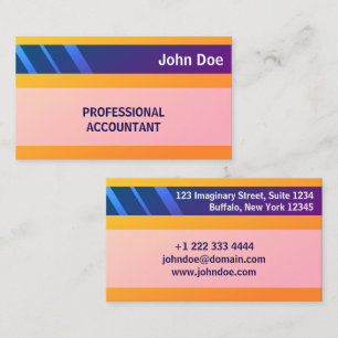 "Kreditkarte Style Business Card No.6" Visitenkarte