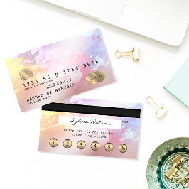 Kreditkarte Styling abstrakt Art Loyalty Card Visitenkarte