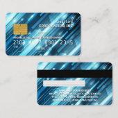 Kreditkarte | Technologie - Hintergrund Visitenkarte (Vorne/Hinten)