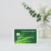 Kreditkarte Visitenkarte (Stehend Vorderseite)